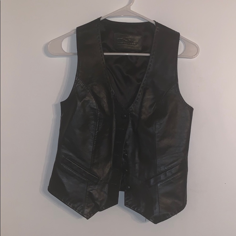 Kulte leather vest (s)